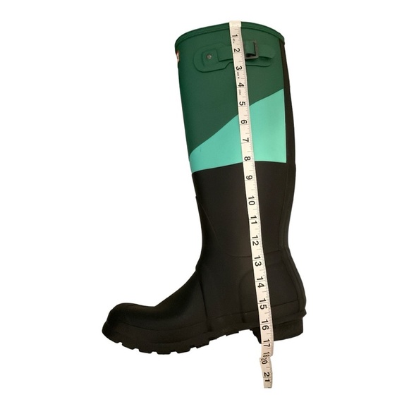 Hunter Knee High Color Block Boots Ladies Size 8 (eu39) - Picture 7 of 8